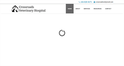 Desktop Screenshot of crossroads-vet.com