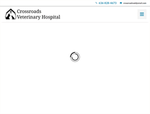 Tablet Screenshot of crossroads-vet.com